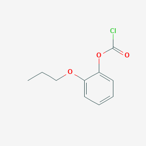 molecular formula C10H11ClO3 B8363630 2-Propoxyphenol chloroformate 