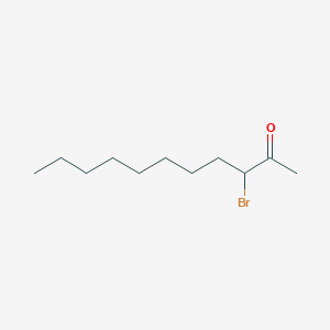 molecular formula C11H21BrO B8363687 3-Bromo-2-undecanone 