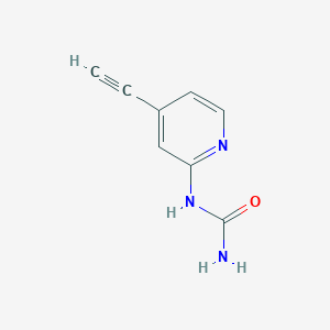 molecular formula C8H7N3O B8363699 (4-Ethynyl-pyridin-2-yl)-urea 