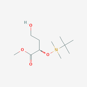 (S)-methyl 2-(tert-butyldimethylsilyloxy)-4-hydroxybutanoate