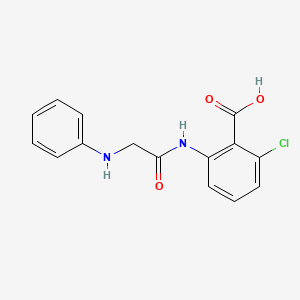 6-Chloro-2-[(N-phenylamino)acetamido]benzoic Acid