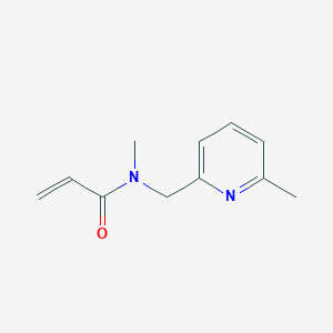 N-methyl-N-[(2-methyl-6-pyridinyl)methyl]-2-propenamide