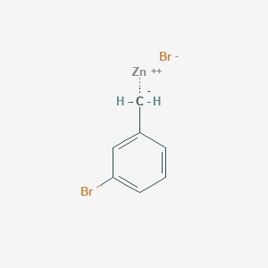 molecular formula C7H6Br2Zn B8363885 (3-bromobenzyl)zinc(II) bromide 