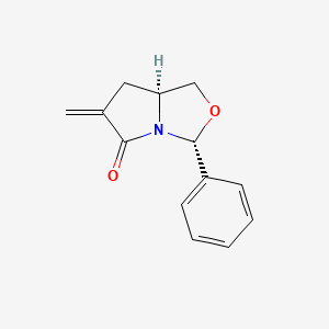 (3R,7AS)-6-methylene-3-phenyltetrahydro-3H,5H-pyrrolo[1,2-c]oxazol-5-one