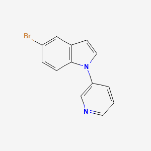molecular formula C13H9BrN2 B8364013 5-bromo-N-(3-pyridyl)indole 