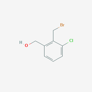 molecular formula C8H8BrClO B8364072 [2-(Bromomethyl)-3-chlorophenyl]methanol 
