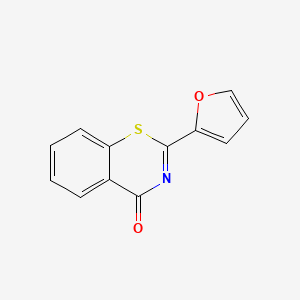 molecular formula C12H7NO2S B8364204 2-(2-Furyl)-4H-1,3-benzothiazine-4-one 