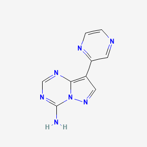 4-Amino-8-(2-pyrazinyl)-pyrazolo[1,5-a][1,3,5]triazine
