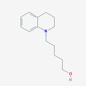 5-Hydroxy-1-(1,2,3,4-tetrahydroquinolin-1-yl)pentane