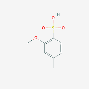 molecular formula C8H10O4S B8364423 2-Methoxy-4-methylbenzenesulfonic acid 