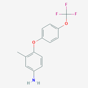 4-(4-Trifluoromethoxyphenoxy)-3-methyl-aniline