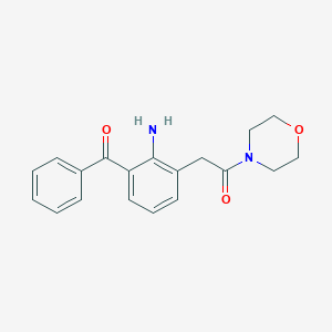 4-[2-(2-Amino-3-benzoylphenyl)acetyl]morpholine