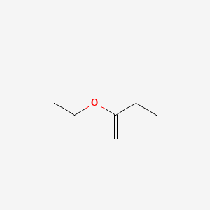 molecular formula C7H14O B8364524 2-Ethoxy-3-methyl-1-butene CAS No. 56544-17-3