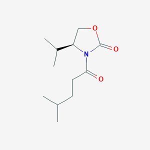 (4S)-3-(4-Methylpentanoyl)-4-(2-propyl)oxazolidine-2-one