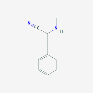 3-Methyl-2-(methylamino)-3-phenylbutanenitrile