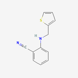 molecular formula C12H10N2S B8364601 2-(2-Thienylmethylamino)benzonitrile 