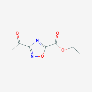 Ethyl 3-acetyl-1,2,4-oxadiazole-5-carboxylate