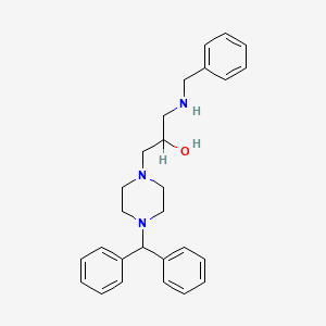 1-Diphenylmethyl-4-(2-hydroxy-3-phenylmethylaminopropyl)-piperazine