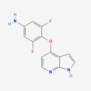 3,5-difluoro-4-(1H-pyrrolo[2,3-b]pyridin-4-yloxy)aniline