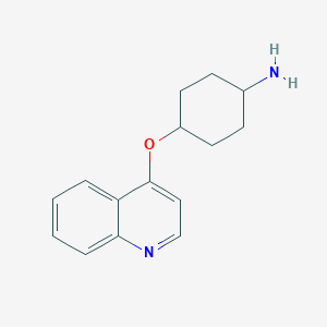 trans-4-(4-Quinolyloxy)cyclohexylamine