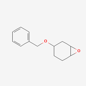 molecular formula C13H16O2 B8364715 3-(Benzyloxy)-7-oxabicyclo[4.1.0]heptane 