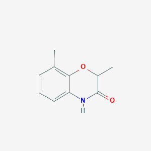 molecular formula C10H11NO2 B8364726 2.8-Dimethyl-1,4-benzoxazin-3-one 