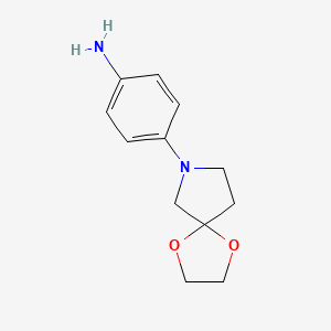 4-(1,4-Dioxa-7-azaspiro[4,4]non-7-yl)phenylamine