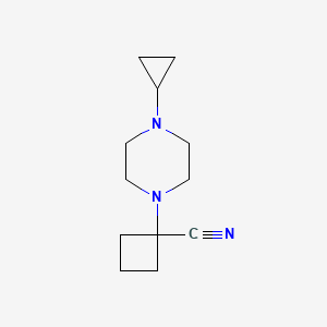 1-(4-Cyclopropyl-piperazin-1-yl)-cyclobutanecarbonitrile