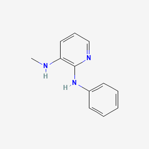 molecular formula C12H13N3 B8364965 N3-methyl-N2-phenylpyridine-2,3-diamine 