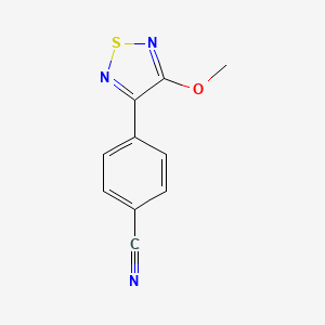 4-(4-Cyanophenyl)-3-methoxy-1,2,5-thiadiazole