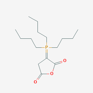 molecular formula C16H29O3P B8365103 3-(Tributyl-lambda~5~-phosphanylidene)oxolane-2,5-dione CAS No. 64750-72-7