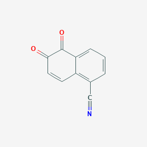 1,2-Dioxonaphthalene-5-carbonitrile