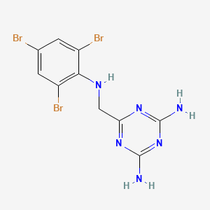 2,4-Diamino-6-(2',4',6'-tribromoanilinomethyl)-1,3,5-triazine