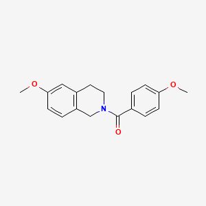 (6-methoxy-3,4-dihydro-1H-isoquinolin-2-yl)-(4-methoxy-phenyl)-methanone