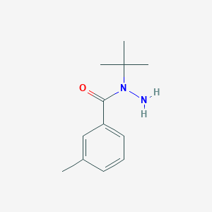 molecular formula C12H18N2O B8365226 N'-t-butyl-N'-(3-methylbenzoyl)hydrazine 