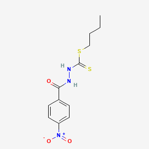 B8365313 Butyl 3-(p-nitrobenzoyl)-dithiocarbazate CAS No. 100933-86-6