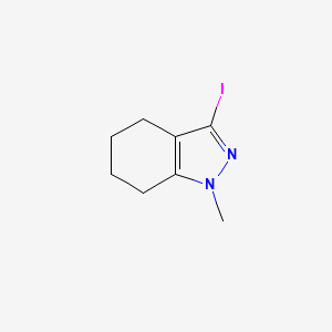 molecular formula C8H11IN2 B8365320 3-iodo-1-methyl-4,5,6,7-tetrahydro-1H-indazole 