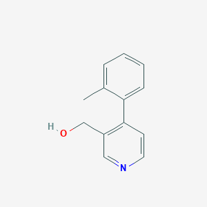 molecular formula C13H13NO B8365376 (4-o-Tolyl-pyridin-3-yl)-methanol 