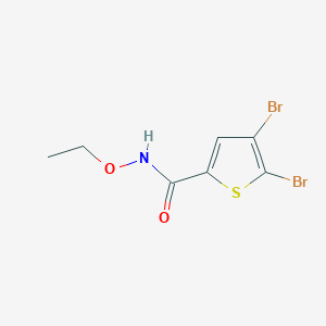4.5-Dibromothiophene-2-carboxylic acid-N-ethoxyamide