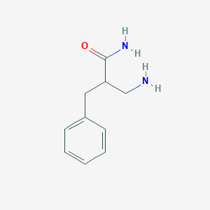 molecular formula C10H14N2O B8365505 3-Amino-2-benzyl-propionamide 