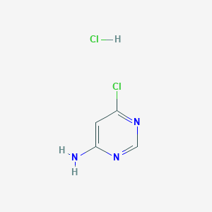 molecular formula C4H5Cl2N3 B8365520 6-Chloropyrimidin-4-amine hydrochloride CAS No. 116008-73-2