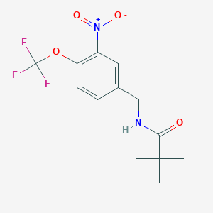 N-(3-Nitro-4-trifluoromethoxy-benzyl)-2,2-dimethyl-propionamide