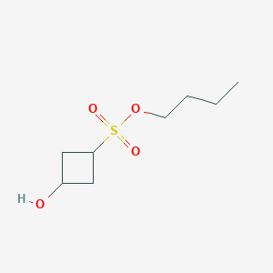 molecular formula C8H16O4S B8365544 Butyl 3-hydroxycyclobutane-1-sulfonate 