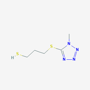 1-Methyl-5-(3-mercaptopropyl)thio-1,2,3,4-tetrazole