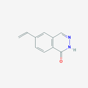 molecular formula C10H8N2O B8365588 6-vinylphthalazine-1(2H)-one 
