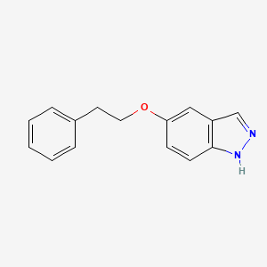 molecular formula C15H14N2O B8365595 5-(2-phenylethoxy)-1H-indazole 