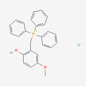 molecular formula C26H24ClO2P B8365612 (2-Hydroxy-5-methoxybenzyl)triphenylphosphonium chloride 