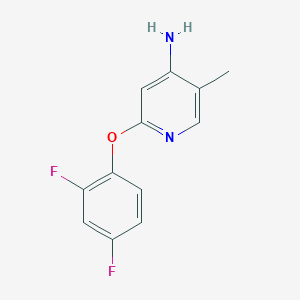 2-(2,4-Difluorophenoxy)-5-methylpyridin-4ylamine