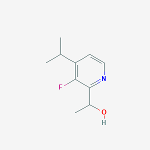 molecular formula C10H14FNO B8365671 1-(3-Fluoro-4-isopropyl-pyridin-2-yl)-ethanol 