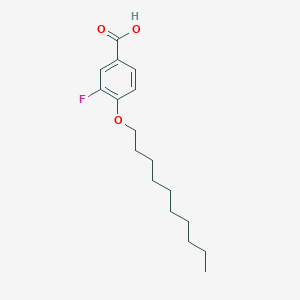 molecular formula C17H25FO3 B8365675 4-(Decyloxy)-3-fluorobenzoic acid 
